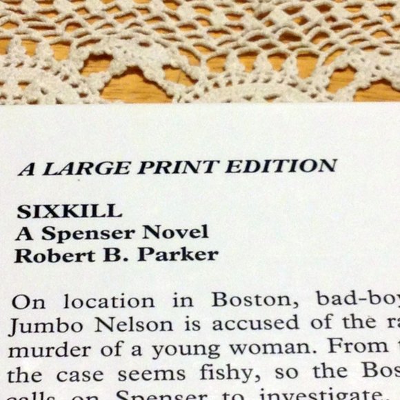 Large Print, Sixkill murder mystery - Picture 3 of 4
